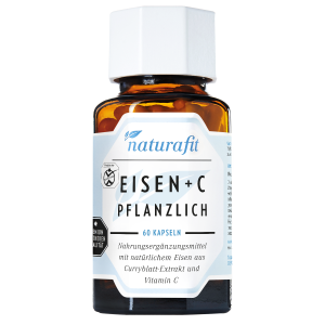 NATURAFIT Eisen plus C pflanzlich Kapseln