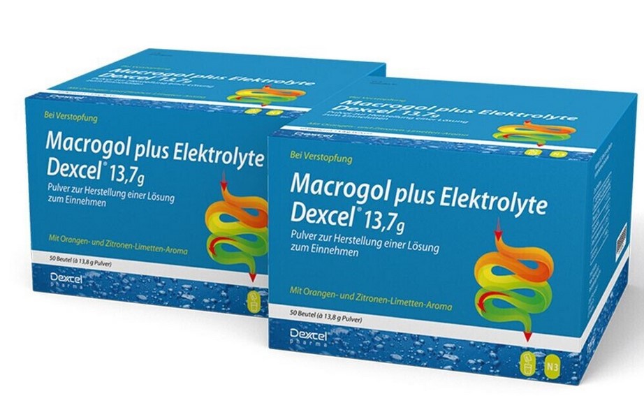 MACROGOL plus Elektrolyte Dexcel 13,7 g PLE MACROGOL plus Elektrolyte Dexcel 13,7 g PLE