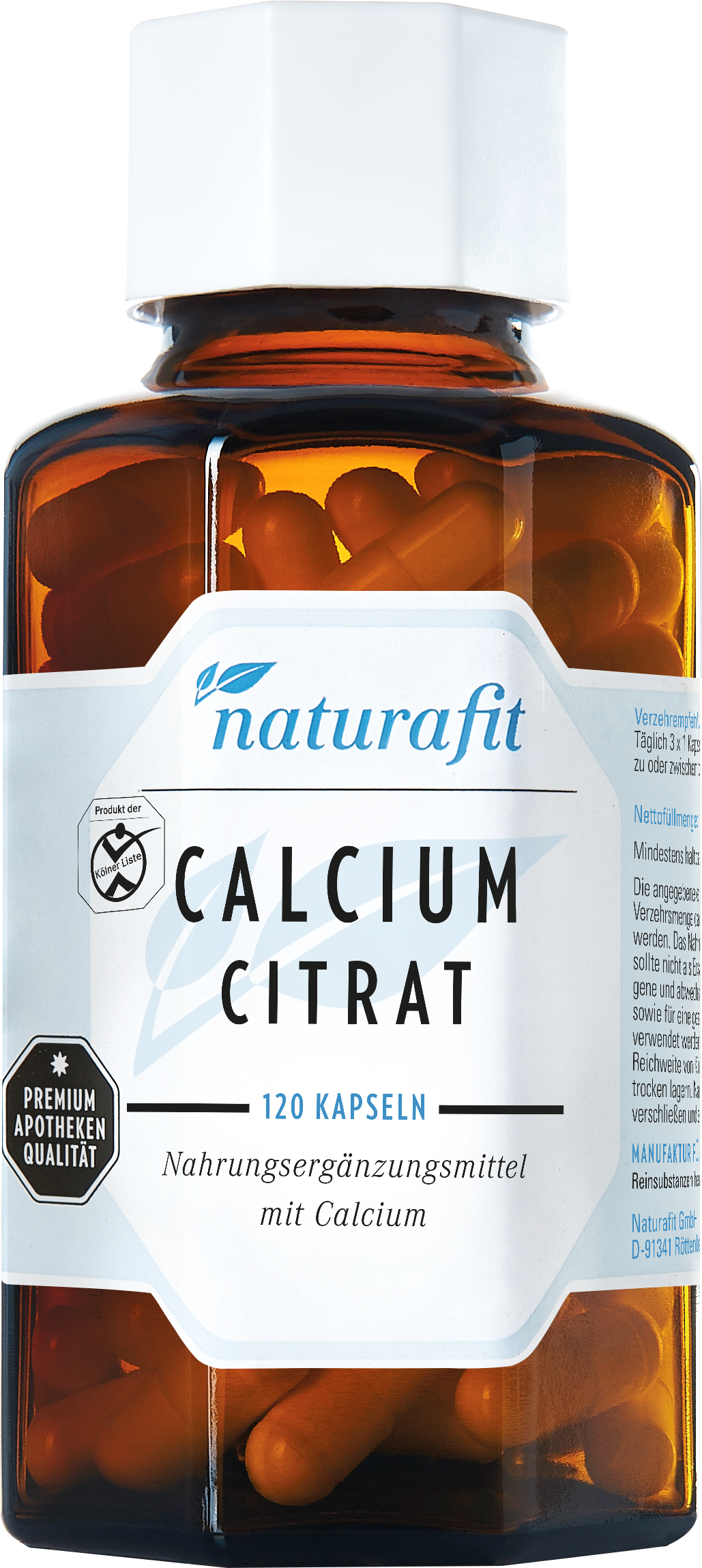 NATURAFIT Calcium Citrat Kapseln