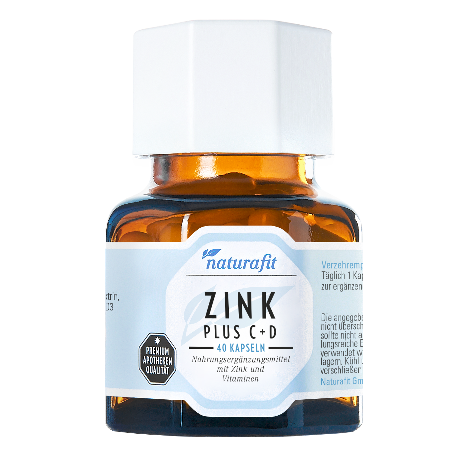 NATURAFIT Zink Plus C+D Kapseln NATURAFIT Zink Plus C+D Kapseln